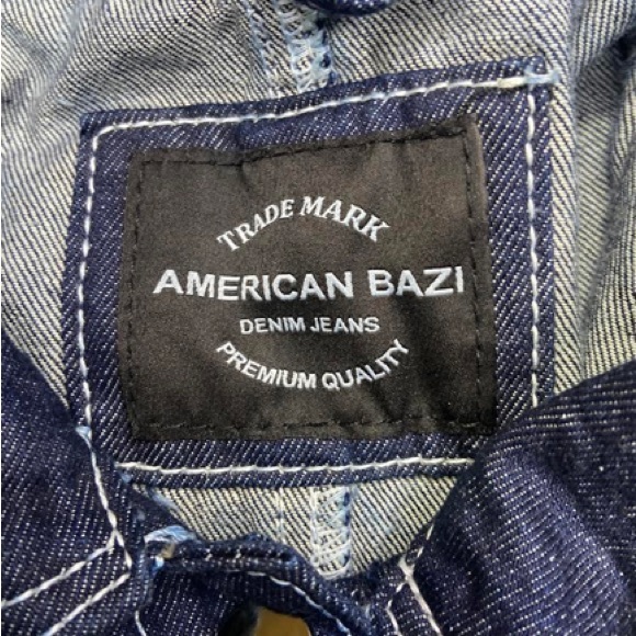 American Bazi Denim Trench Coat Women's - Picture 6 of 8